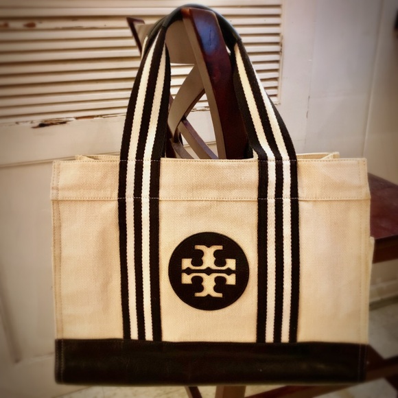 TORY BURCH Limited Edition Canvas Tote Bag - Picture 8 of 8